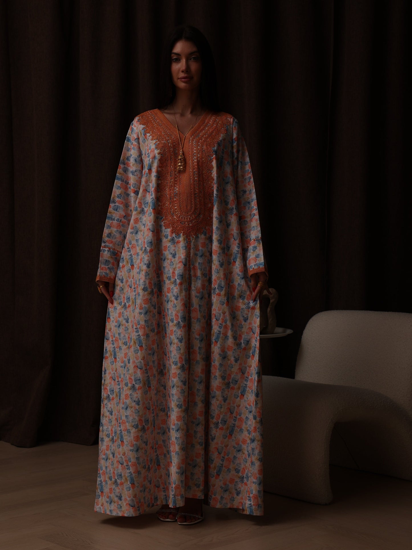 Apricot Sky Kaftan