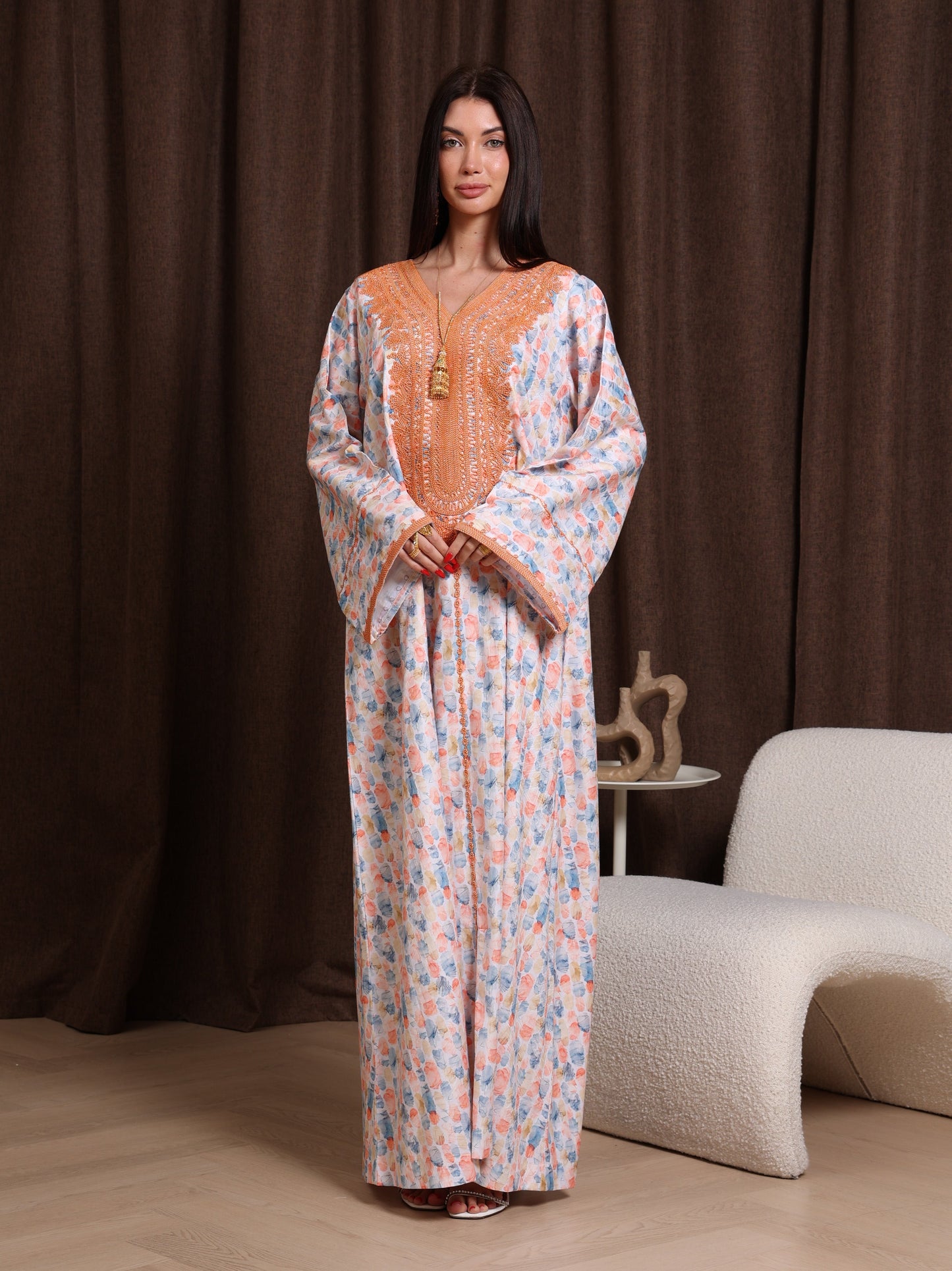Apricot Sky Kaftan