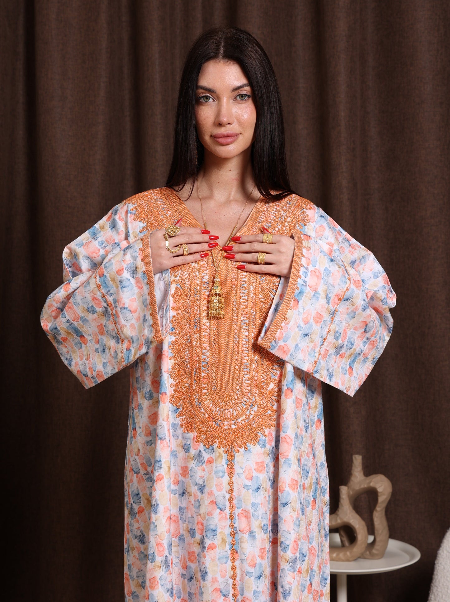 Apricot Sky Kaftan