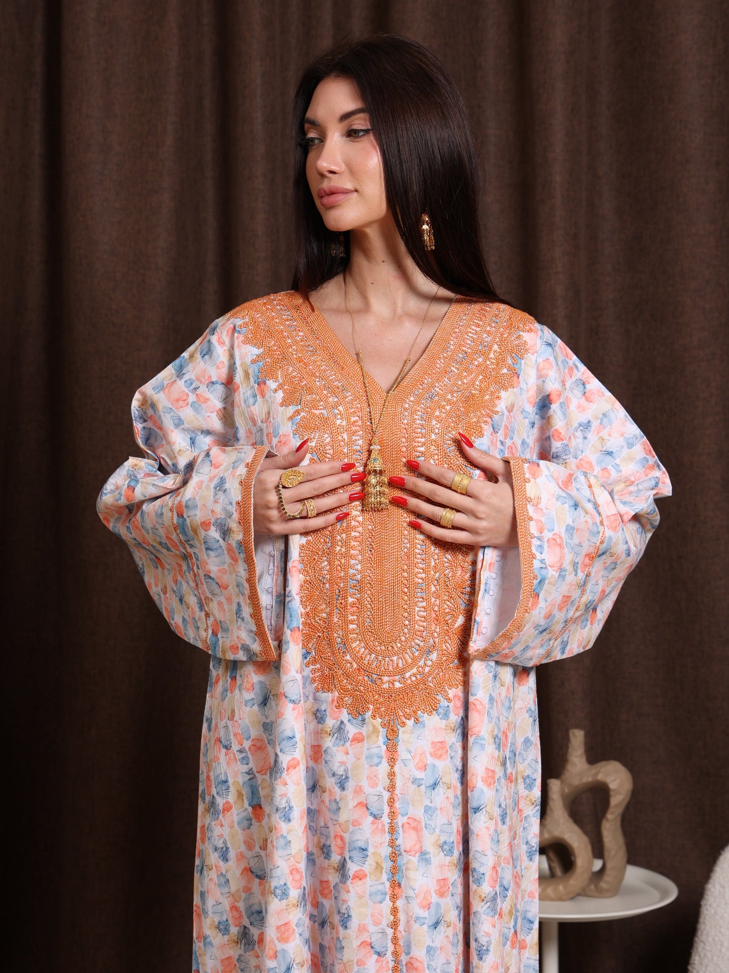 Apricot Sky Kaftan