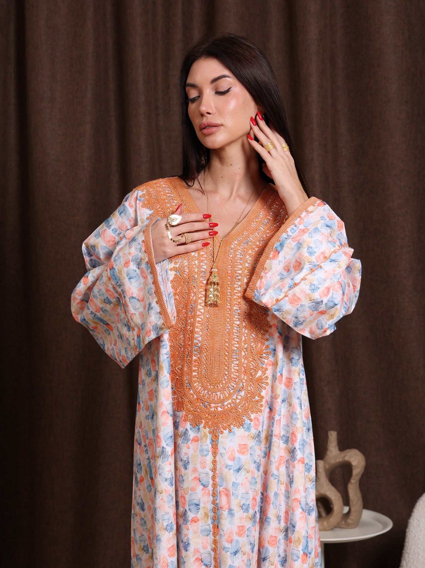 Apricot Sky Kaftan