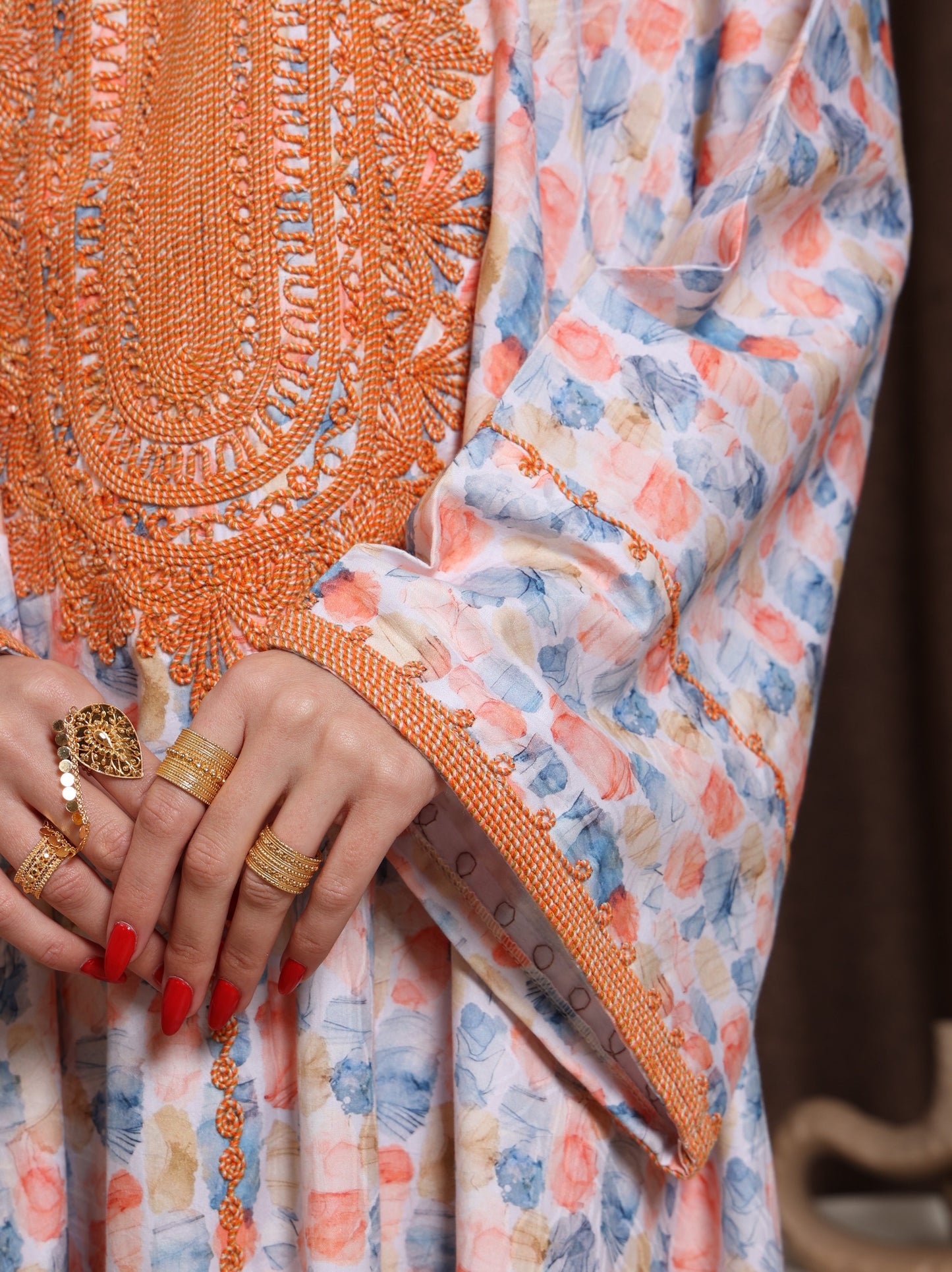 Apricot Sky Kaftan