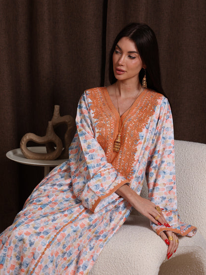 Apricot Sky Kaftan