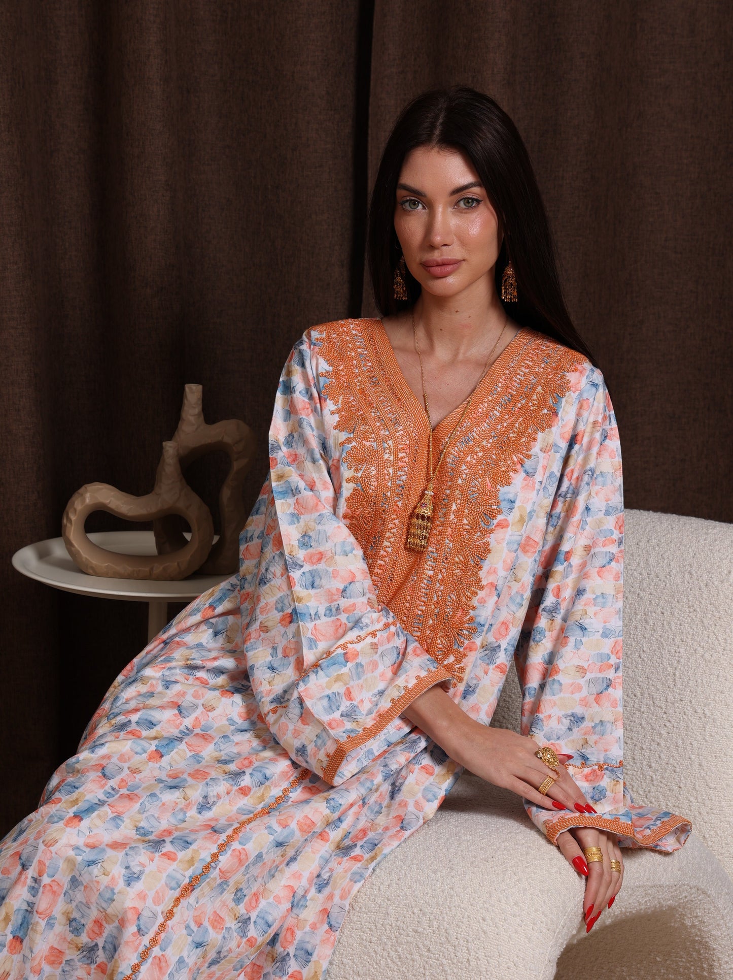 Apricot Sky Kaftan