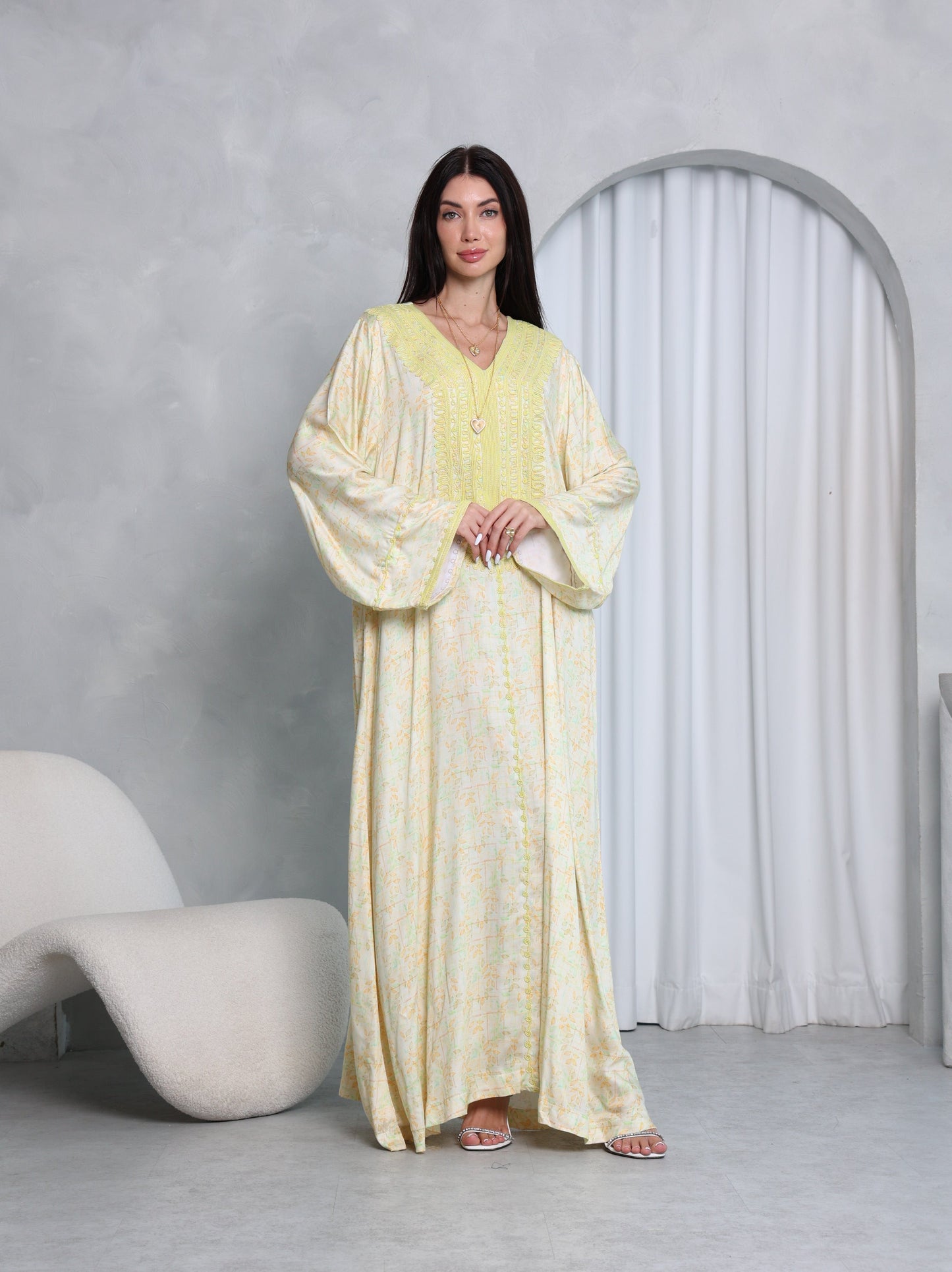 Lemon Blossom Kaftan