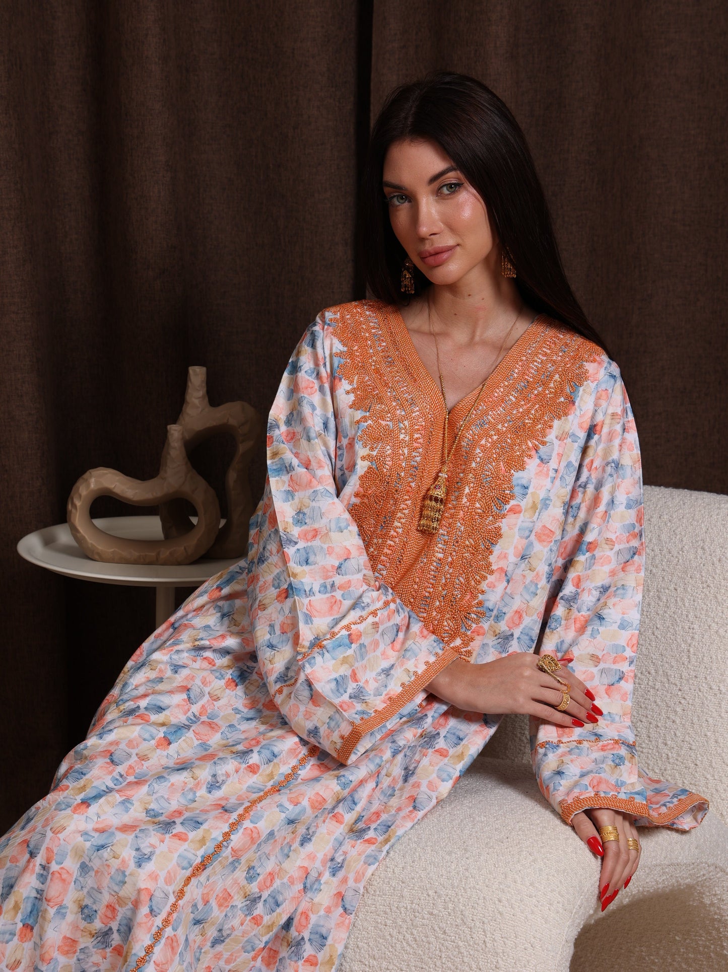 Apricot Sky Kaftan