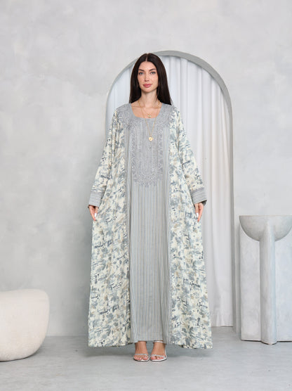 Sage Botanical Kaftan
