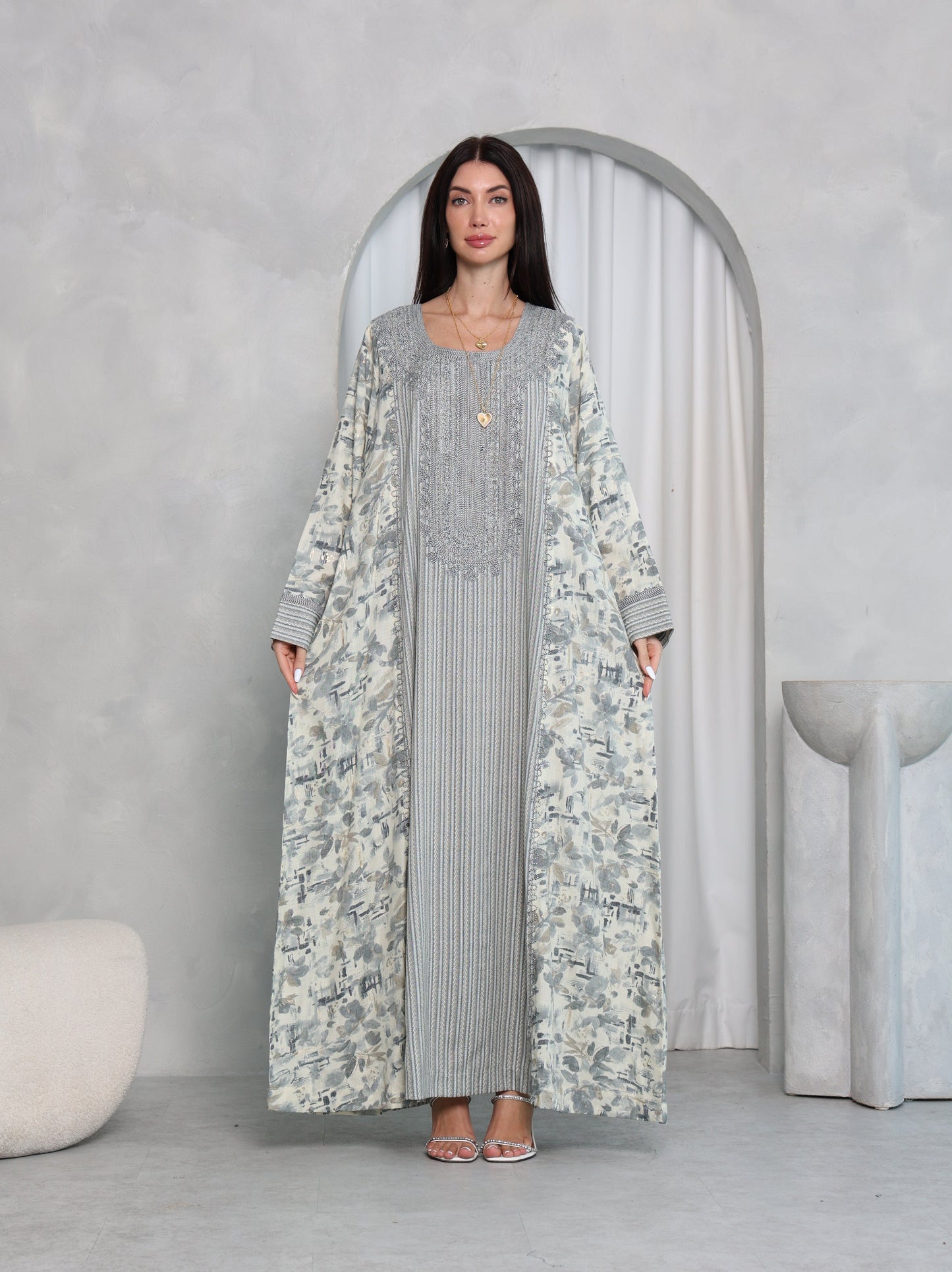 Sage Botanical Kaftan