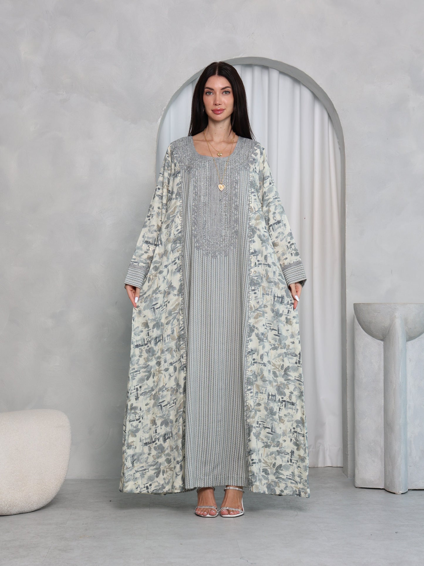 Sage Botanical Kaftan