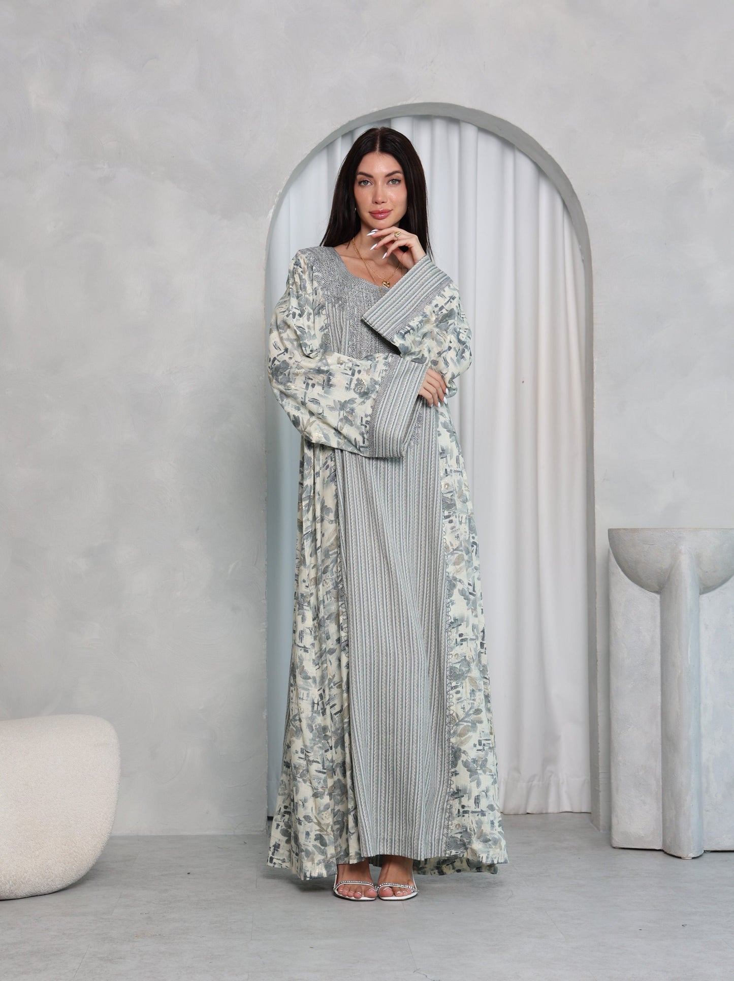 Sage Botanical Kaftan