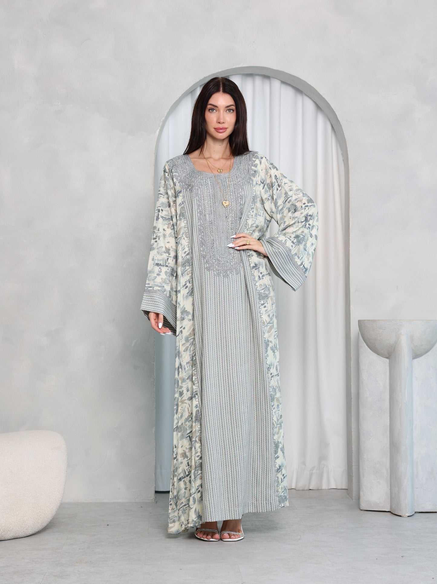 Sage Botanical Kaftan