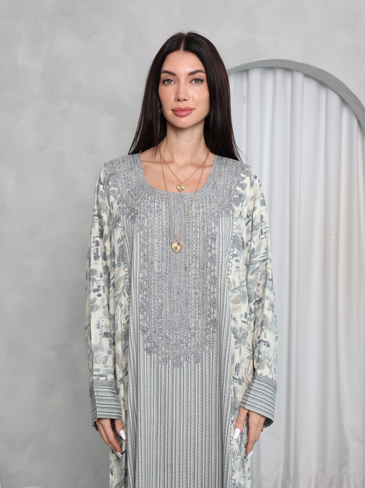 Sage Botanical Kaftan