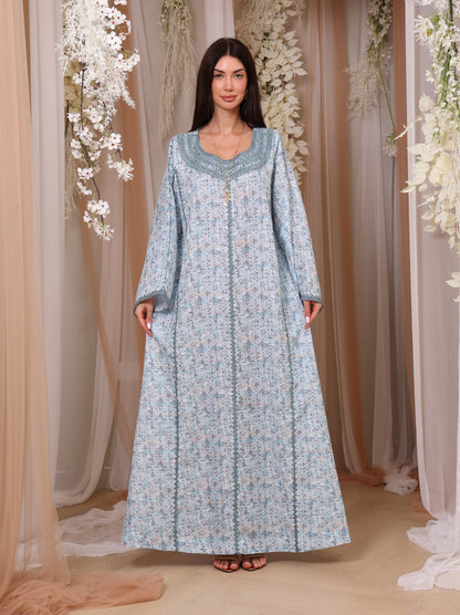 Icy Geometric Kaftan