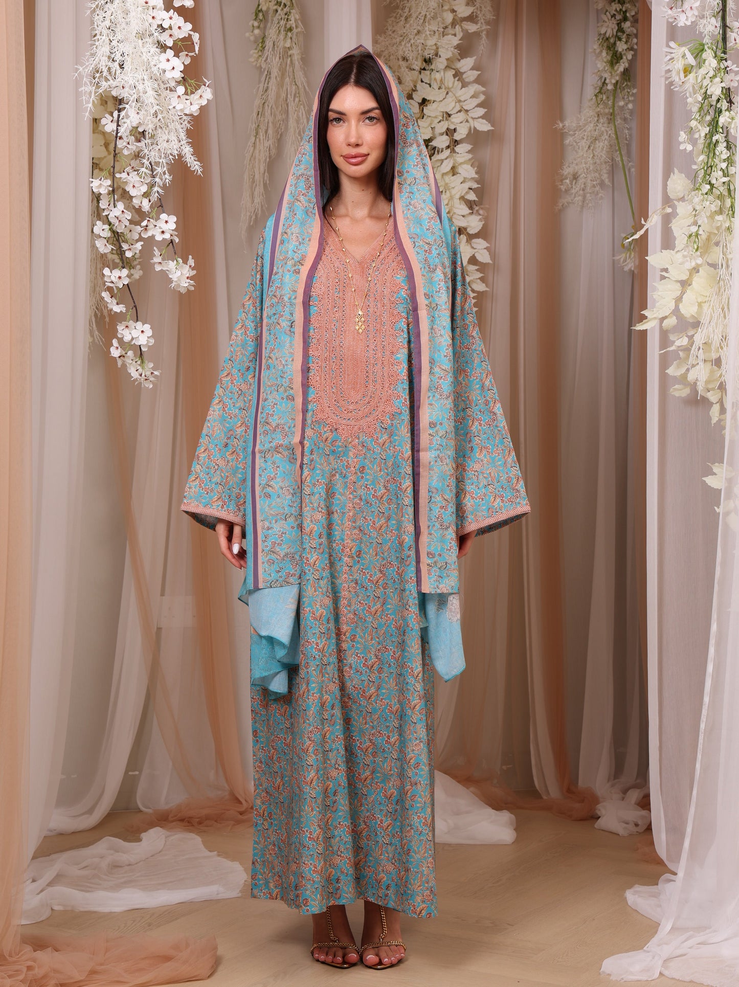 Amber Azure Kaftan