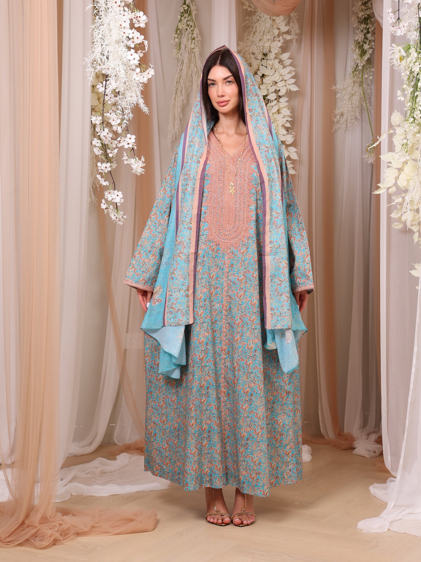 Amber Azure Kaftan