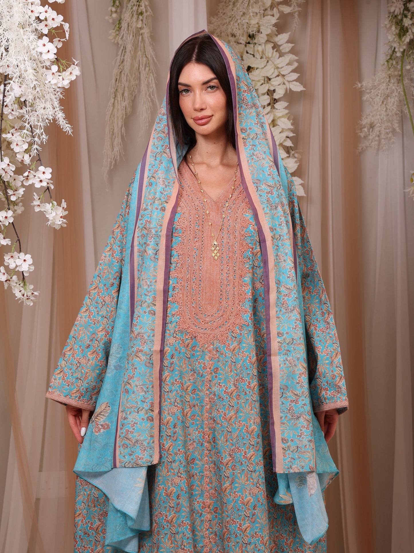 Amber Azure Kaftan
