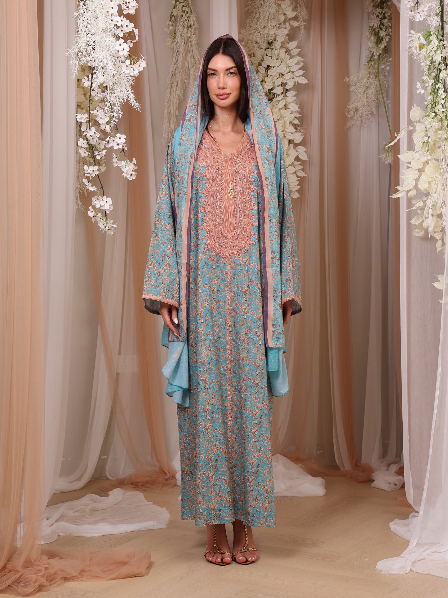 Amber Azure Kaftan