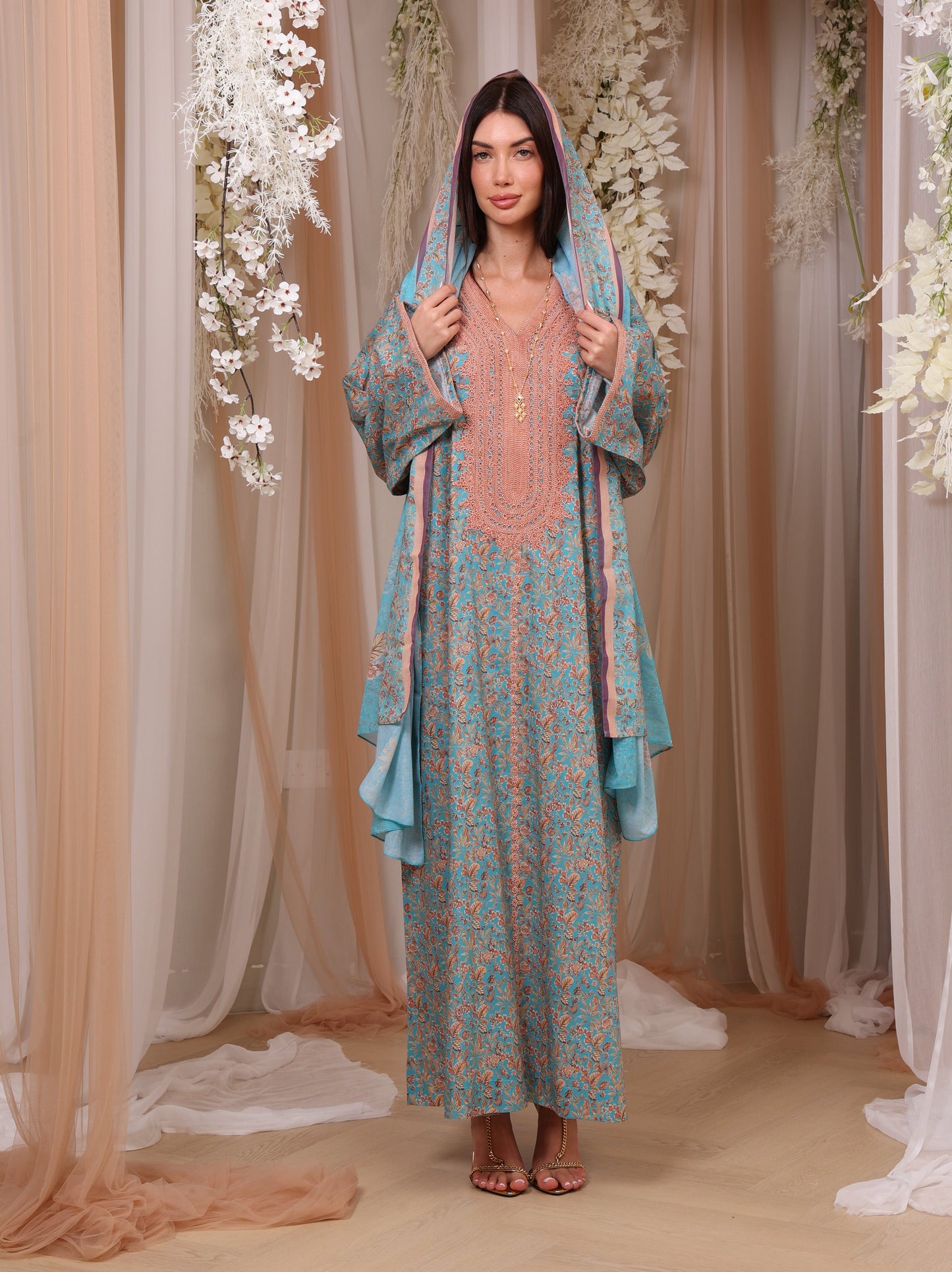 Amber Azure Kaftan