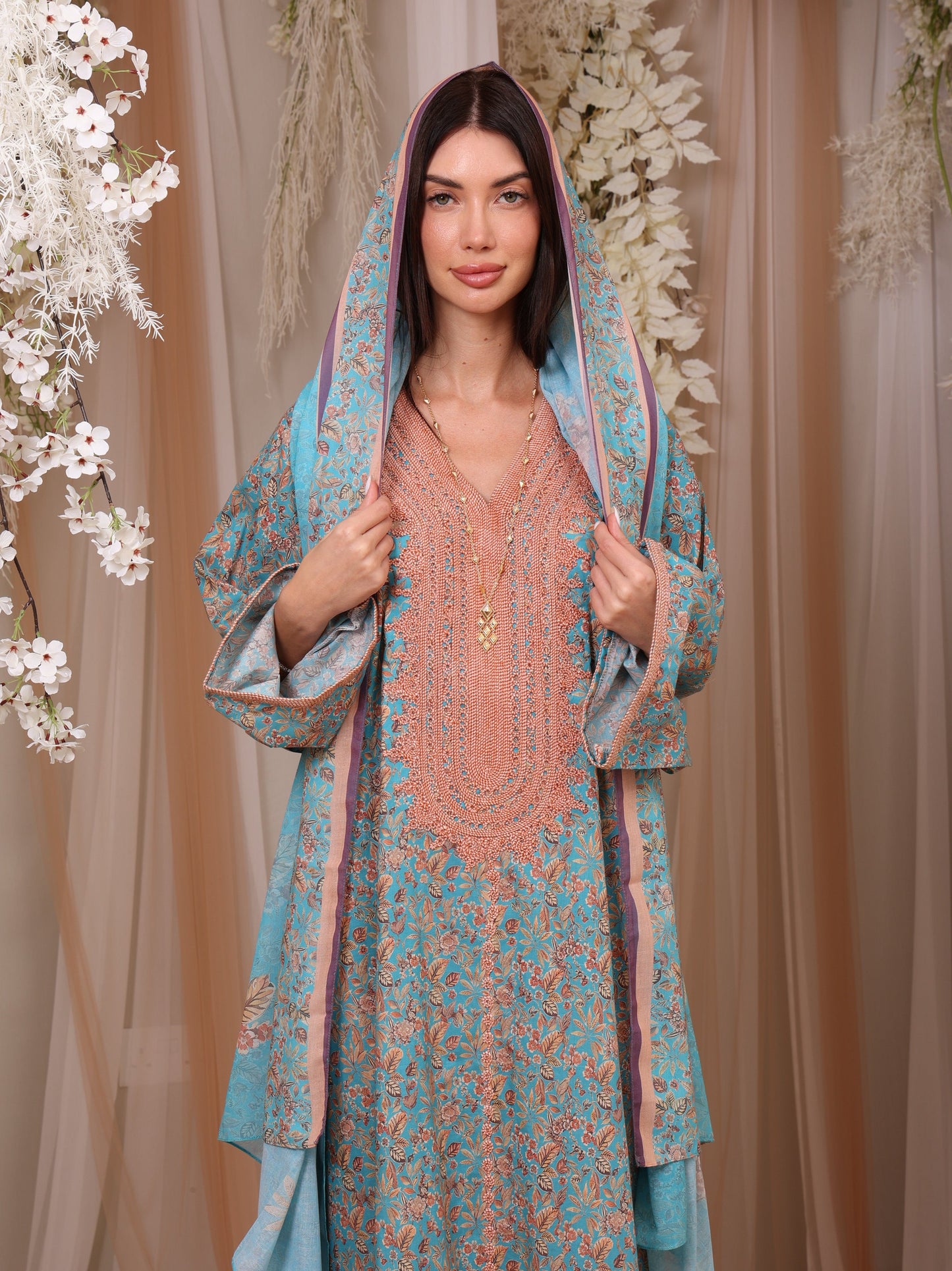 Amber Azure Kaftan