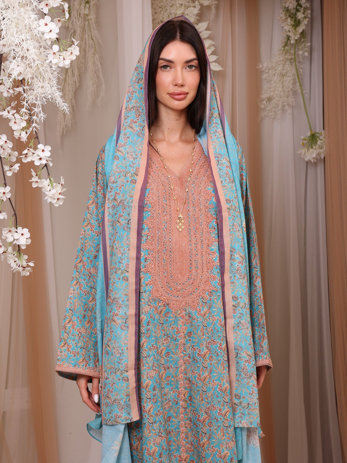 Amber Azure Kaftan