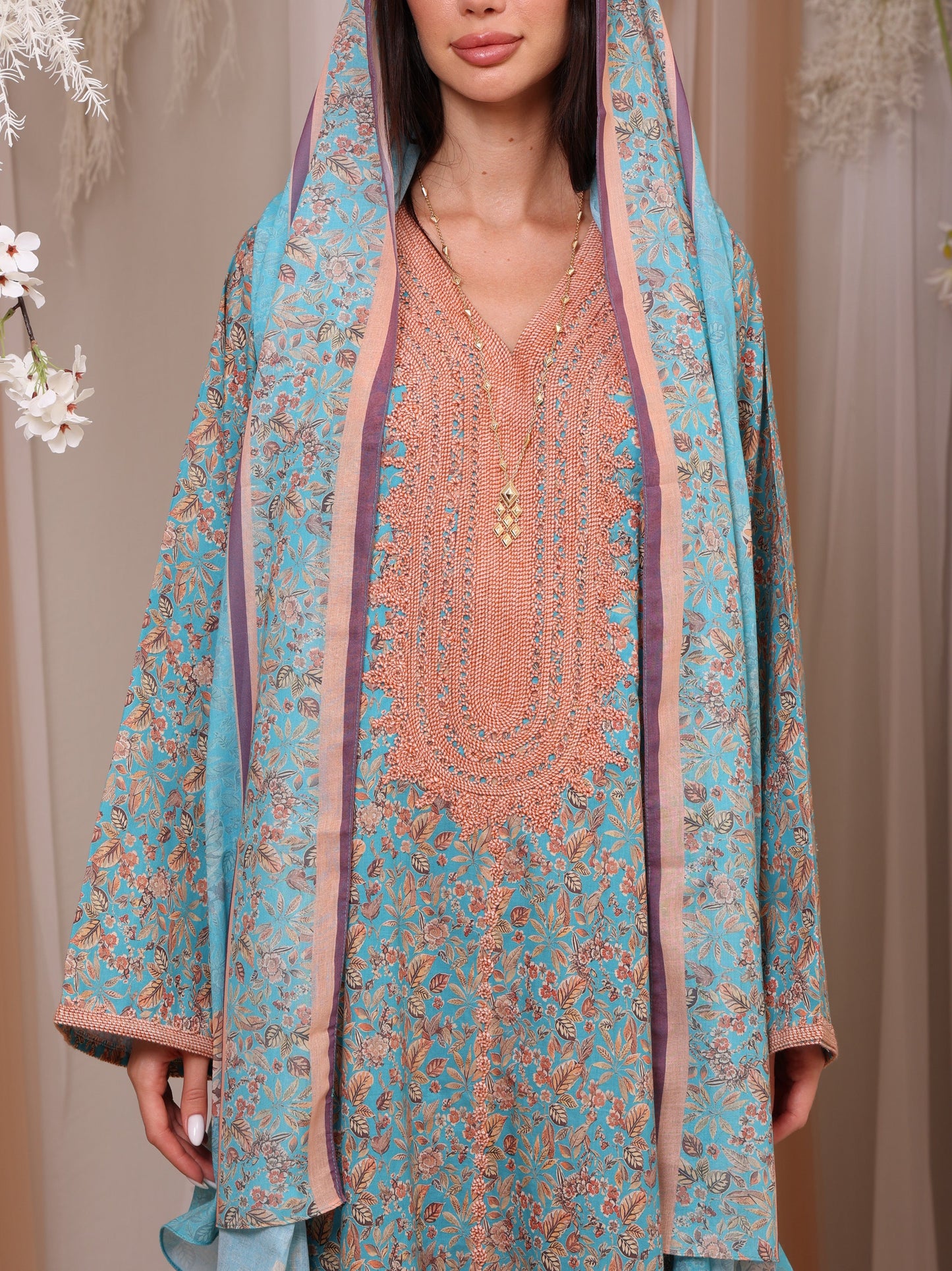 Amber Azure Kaftan