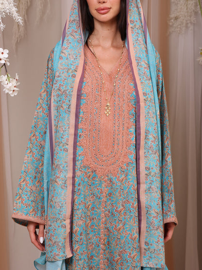 Amber Azure Kaftan