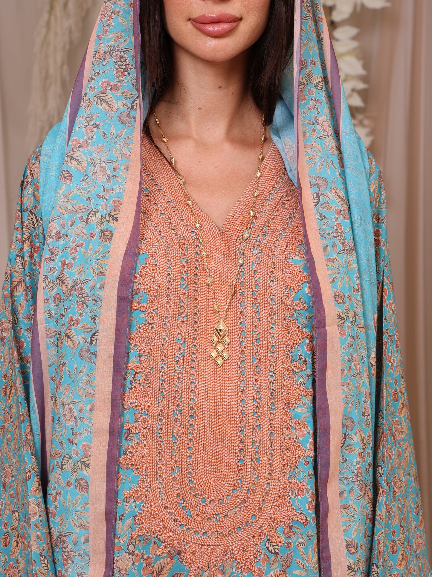 Amber Azure Kaftan