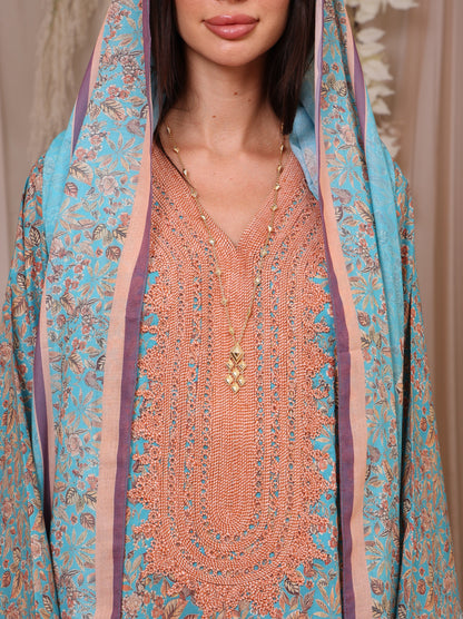 Amber Azure Kaftan