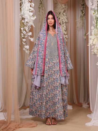 Sapphire Orchid Kaftan