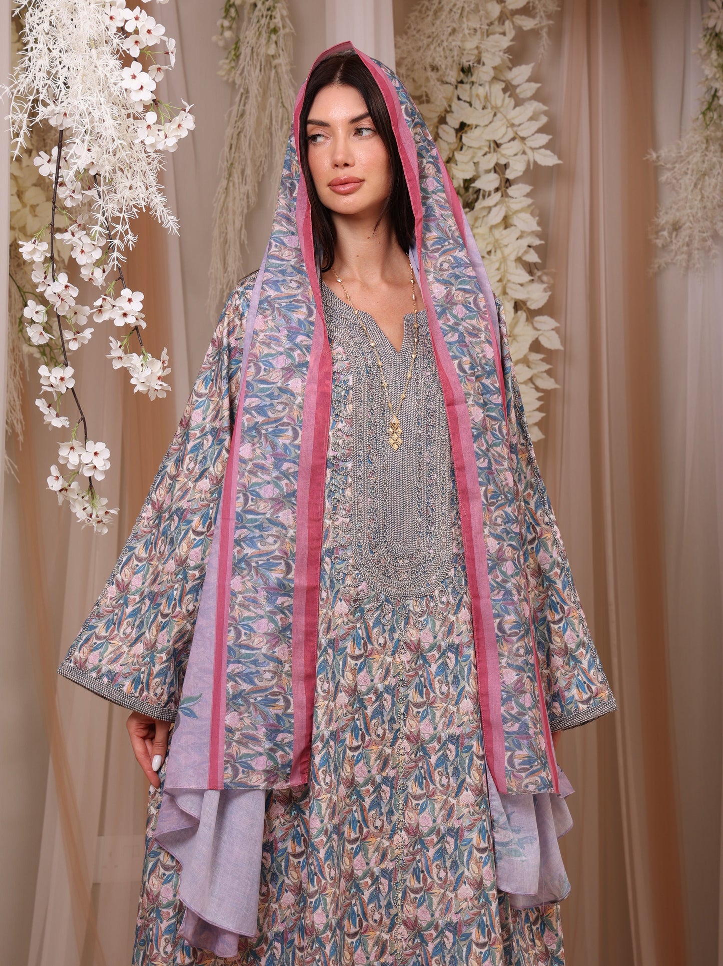 Sapphire Orchid Kaftan
