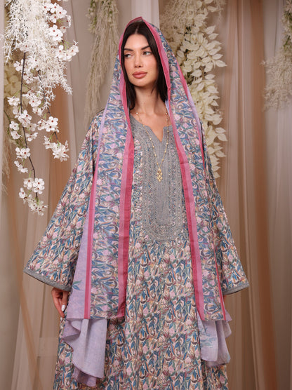 Sapphire Orchid Kaftan