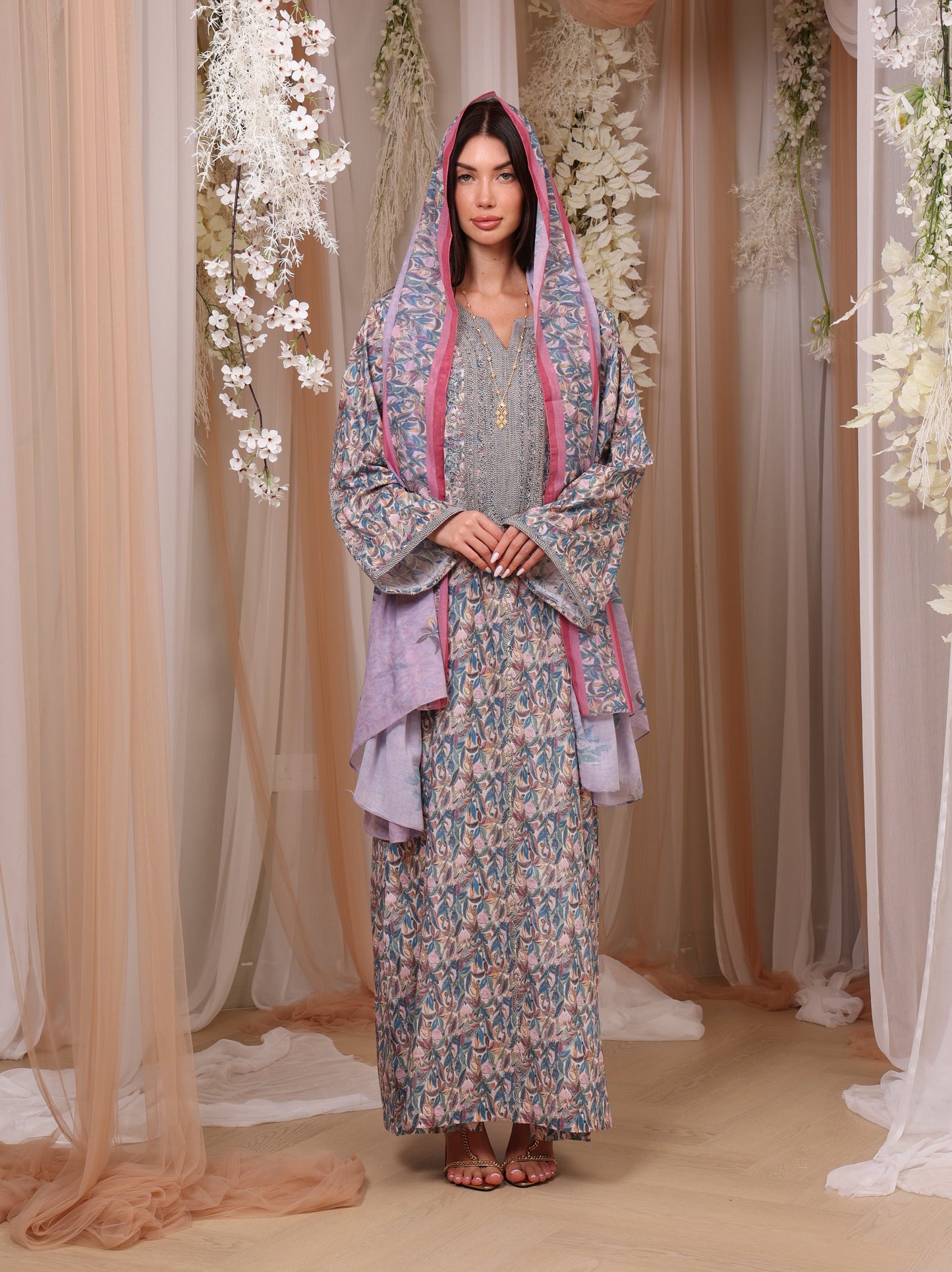 Sapphire Orchid Kaftan