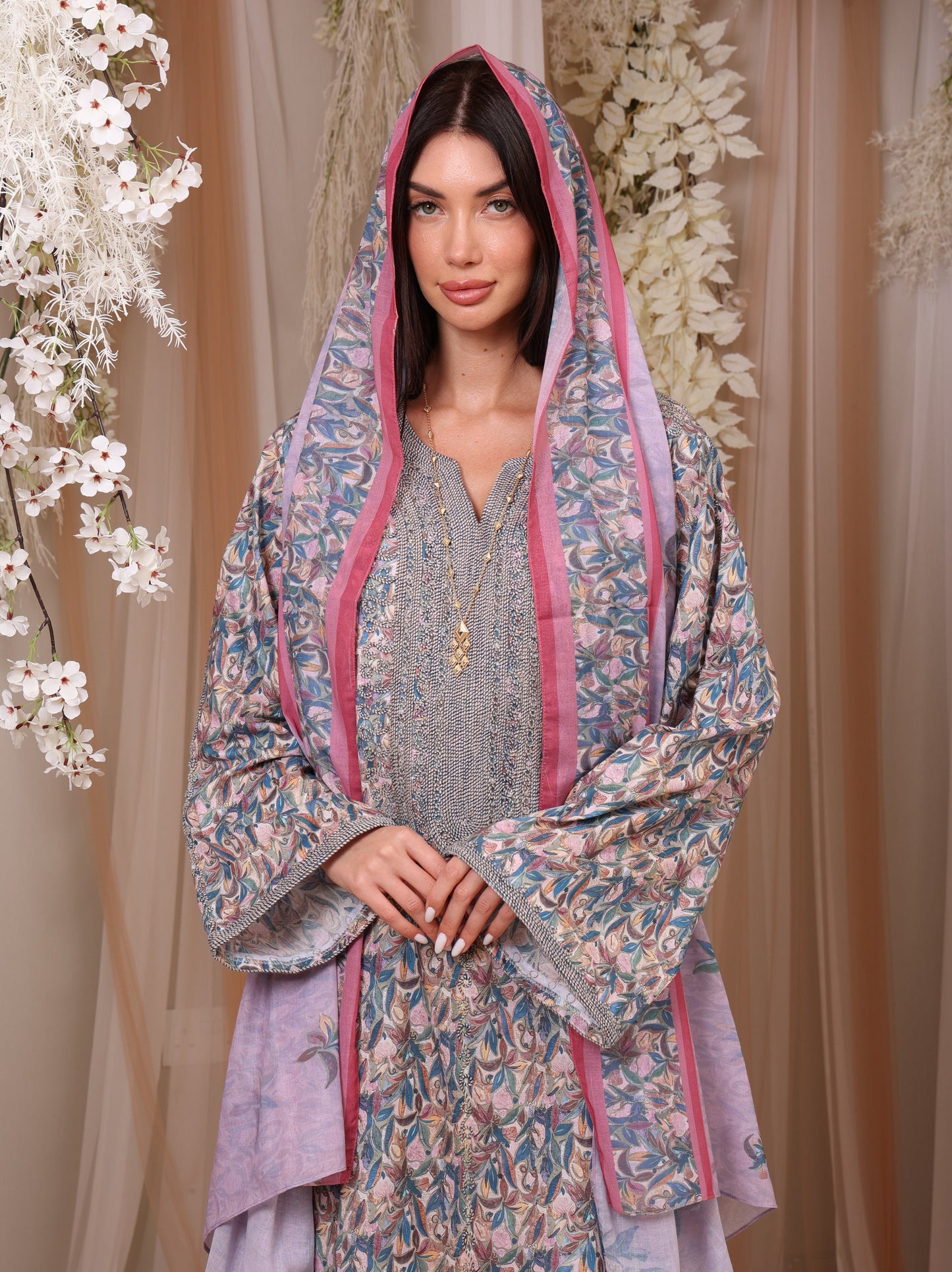 Sapphire Orchid Kaftan