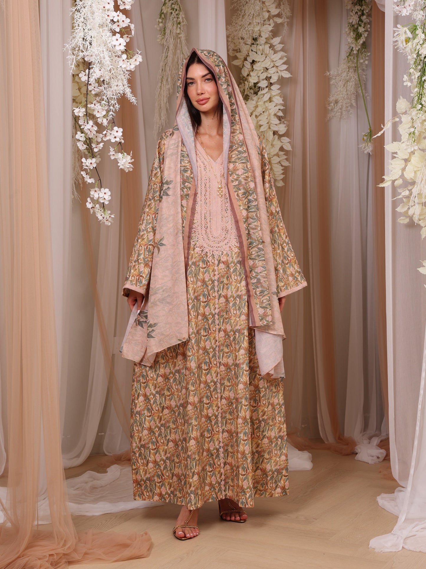 Blush Botanical Kaftan