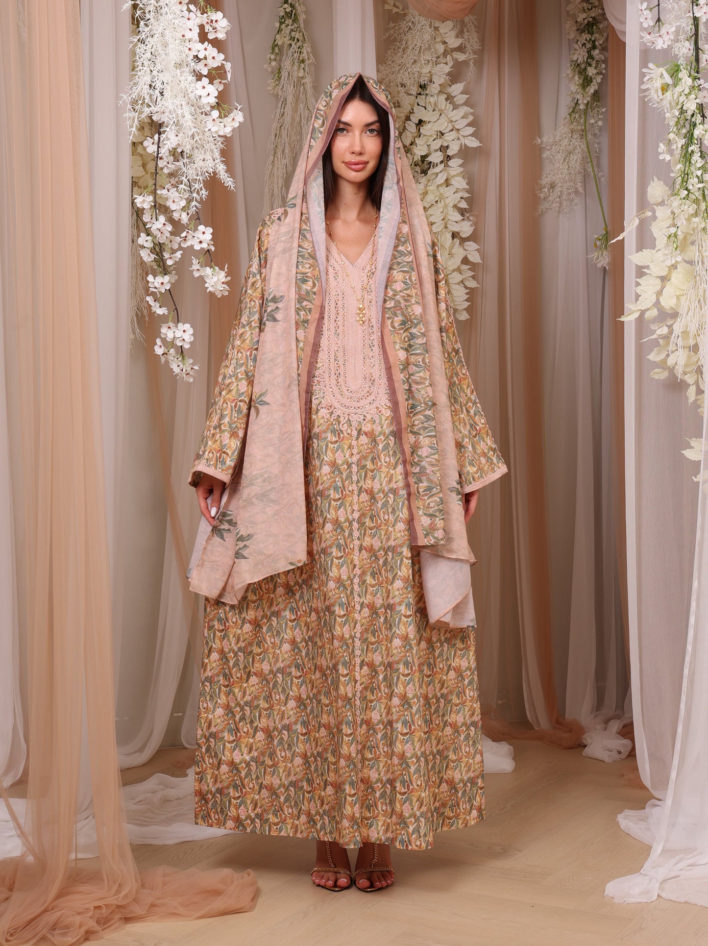 Blush Botanical Kaftan