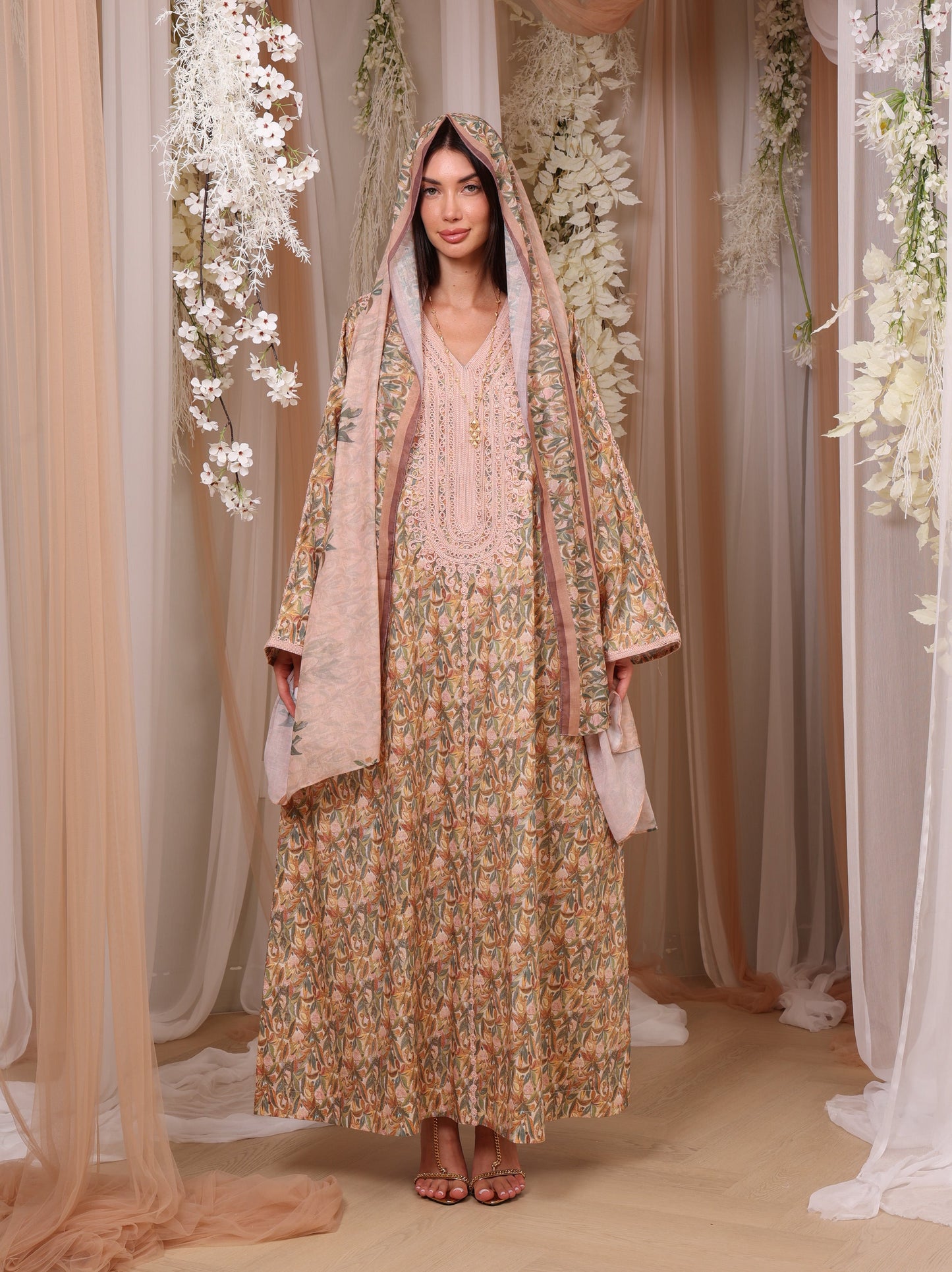 Blush Botanical Kaftan