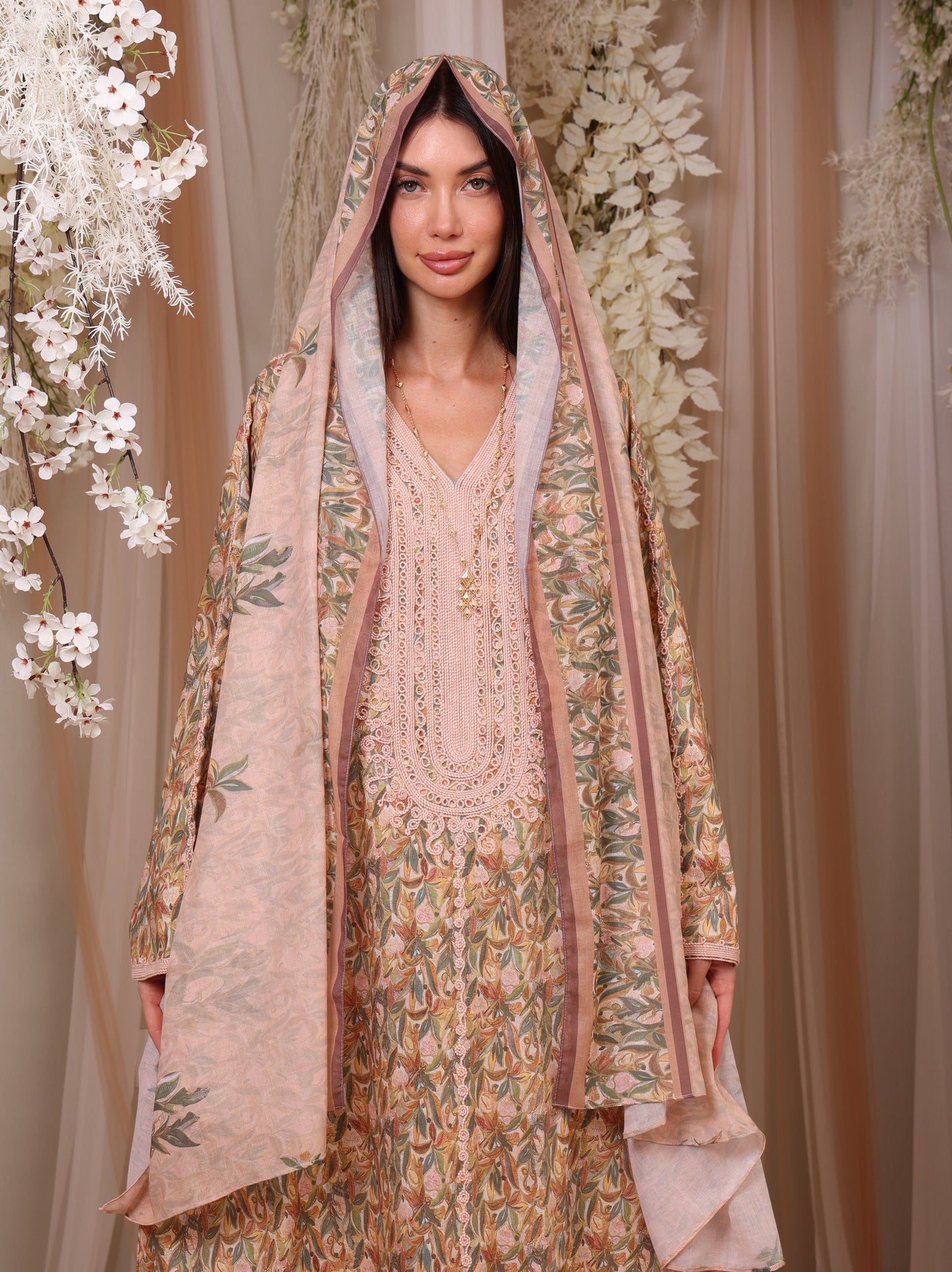 Blush Botanical Kaftan