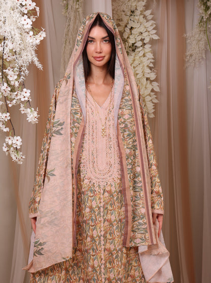 Blush Botanical Kaftan