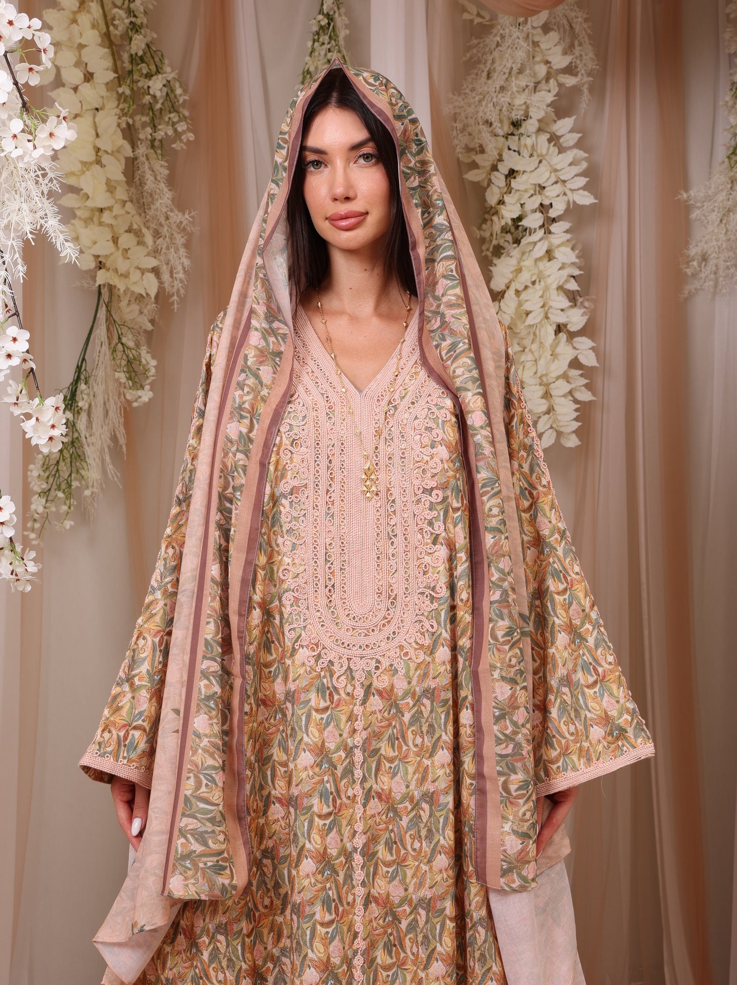 Blush Botanical Kaftan