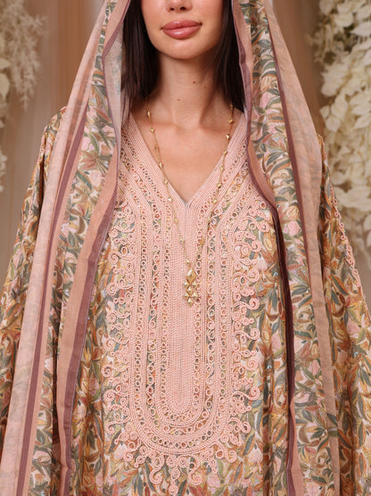 Blush Botanical Kaftan