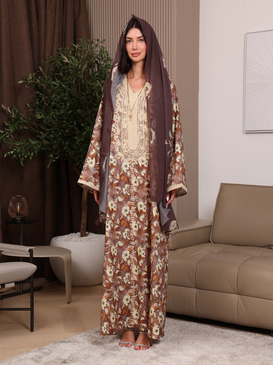 Cocoa Blossom Kaftan