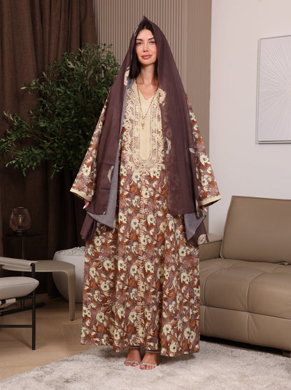 Cocoa Blossom Kaftan