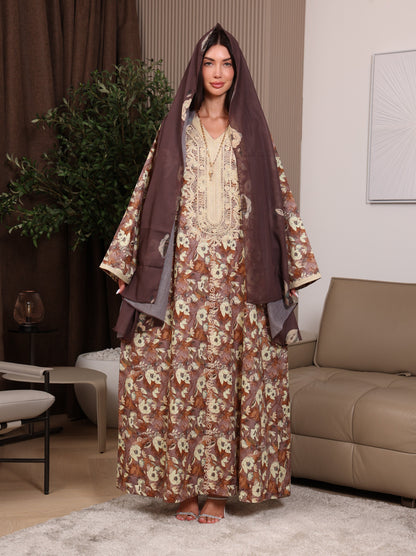 Cocoa Blossom Kaftan