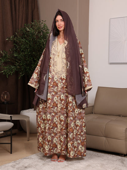 Cocoa Blossom Kaftan