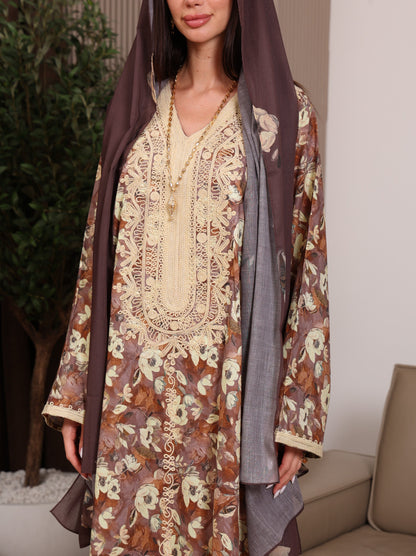 Cocoa Blossom Kaftan