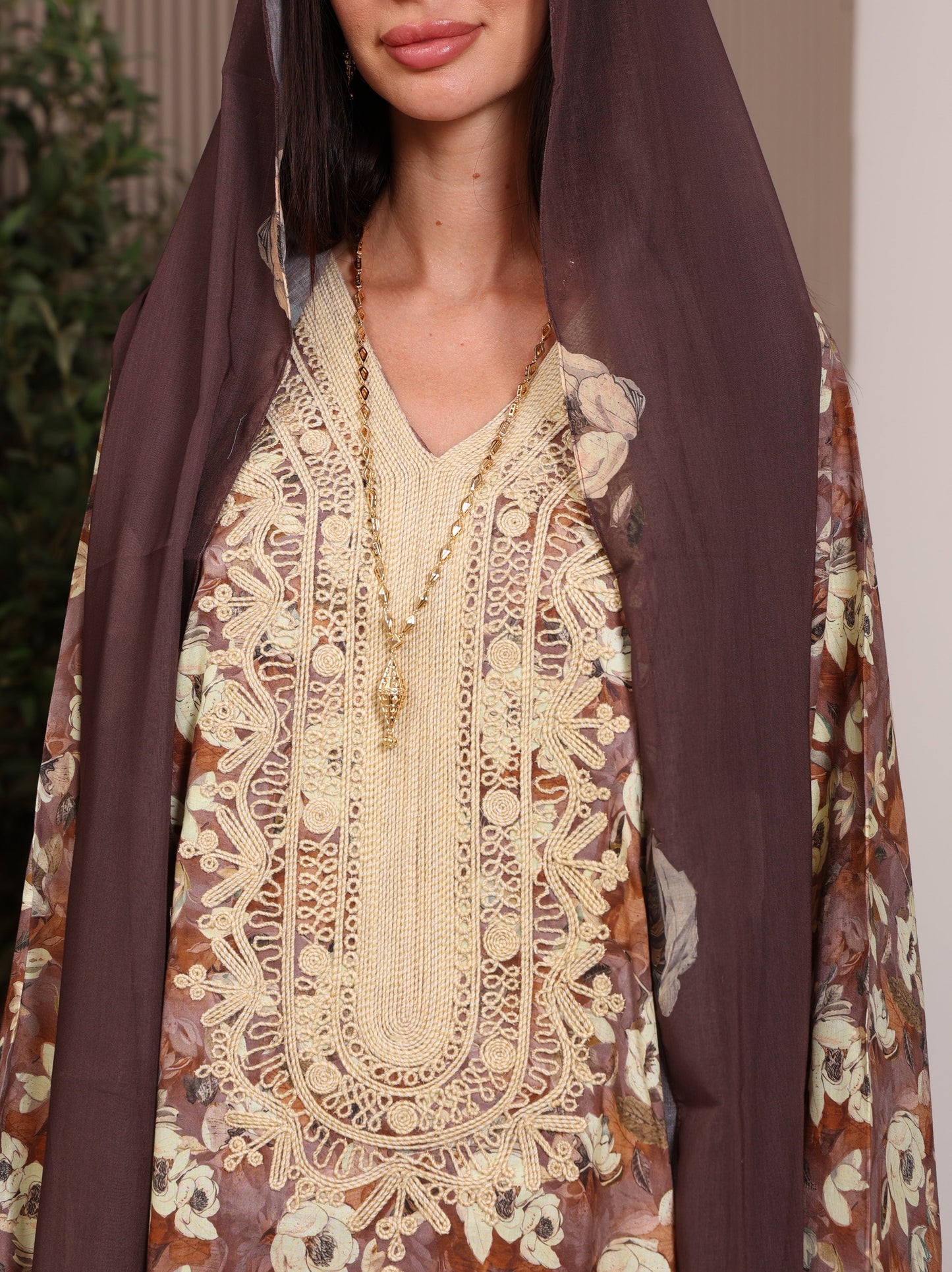 Cocoa Blossom Kaftan