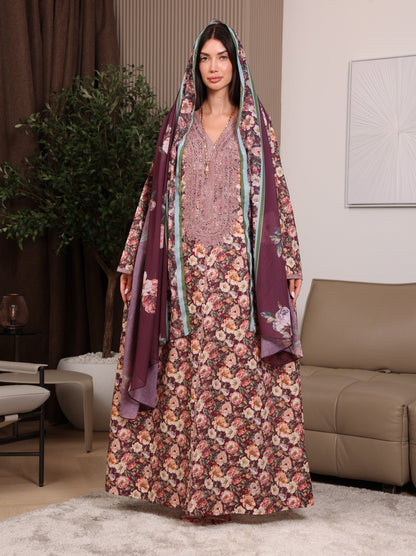 Claret Garden Kaftan