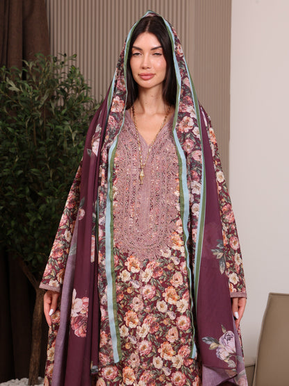Claret Garden Kaftan