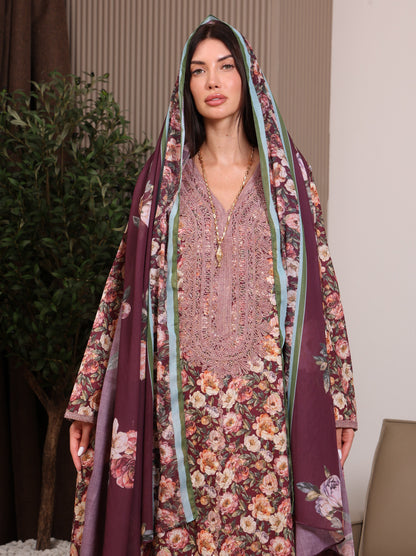 Claret Garden Kaftan