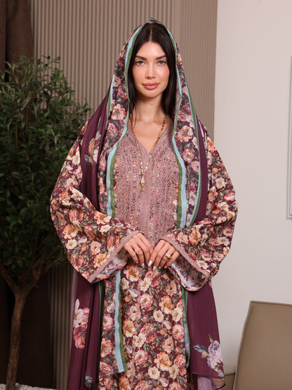Claret Garden Kaftan